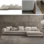 AAH Home - Sectional Sofa - Off-White - Solid Wood