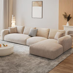 AAH Home - Sectional Sofa - Beige - Solid Wood