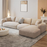 AAH Home Fleece Fabric Overstuffed Multifunction Sofa set for Livingroom Office