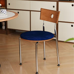 AAH Home - Dining Chair - White - Velvet