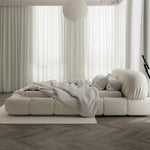 AAH Home - Bed Frame - Off-White - Solid Wood
