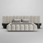 AAH Home - Bed Frame - Cream - Sherpa