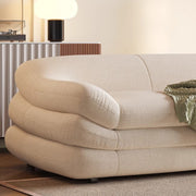 AAH Home Light Luxury Fabric Cloud Shaped Sofa set for Livingroom