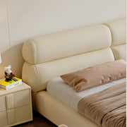 AAH Home Bed Frame Modern Velvet King Queen Size for bedroom Without Mattress