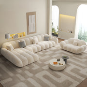 AAH Home Fleece Fabric Overstuffed Multifunction Sofa set for Livingroom Office