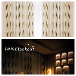 AAH Home - Curtains - Cream - Metal