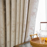 AAH Home - Curtains - Cream - Marble