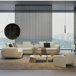 AAH Home - Sectional Sofa - Beige - Solid Wood