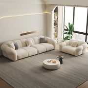 AAH Home Light Luxury Fabric Cloud Shaped Sofa set for Livingroom