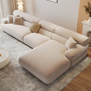 AAH Home Fleece Fabric Overstuffed Multifunction Sofa set for Livingroom Office