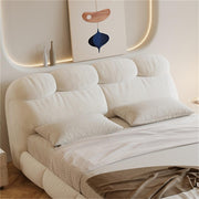 AAH Home Bed Frame Modern Velvet King Queen Size for bedroom Without Mattress