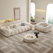 AAH Home Fleece Fabric Overstuffed Multifunction Cloud shaped Sofa Chair set for Livingroom Office