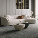 AAH Home - Living Room Sofa - Beige - Solid Wood