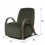 AAH Home - Lounge Chair - Cream - Velvet