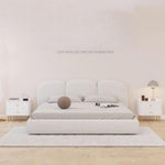 AAH Home - Bed Frame - Off-White - Sherpa