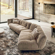AAH Home Fleece Fabric Overstuffed Multifunction Sofa set for Livingroom Office