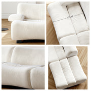 AAH Home Light Luxury Fabric Cloud Shaped Sofa set for Livingroom