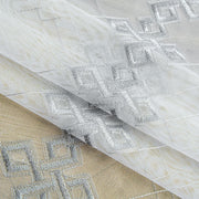 2 Panels Sheer Color Chiffon Tulle Light Window Textile Curtains Drapes for Bedroom Livingroom
