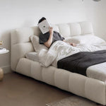 AAH Home - Bed Frame - Off-White - Sherpa