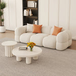 AAH Home - Sofa Set - Off-White - Solid Wood