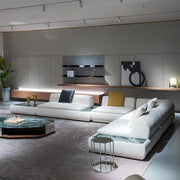 AAH Home Light Luxury Fabric Cloud Shaped Sofa set for Livingroom