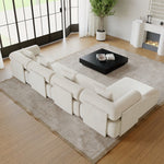 AAH Home - Sofa Set - Off-White - Solid Wood