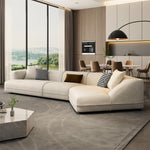 AAH Home - Sectional Sofa - Beige - Solid Wood