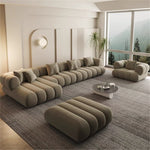 AAH Home - Sectional Sofa - Off-White - Solid Wood