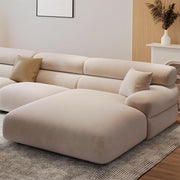 AAH Home Fleece Fabric Overstuffed Multifunction Sofa set for Livingroom Office