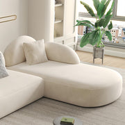 AAH Home Fleece Fabric Overstuffed Multifunction Sofa set for Livingroom Office