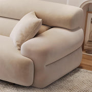 AAH Home Fleece Fabric Overstuffed Multifunction Sofa set for Livingroom Office