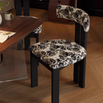 AAH Home - Dining Chair - White - Velvet