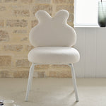 AAH Home - Dining Chair - White - Velvet