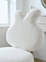 AAH Home - Dining Chair - White - Velvet
