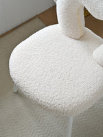 AAH Home - Dining Chair - White - Sherpa