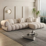 AAH Home - Sectional Sofa - Off-White - Solid Wood