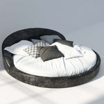 AAH Home - Bed Frame - Black - Velvet