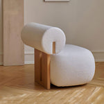 AAH Home - Lounge Chair - Cream - Sherpa