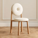 AAH Home - Dining Chair - White - Sherpa
