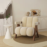 AAH Home - Dining Chair - Off-White - Velvet