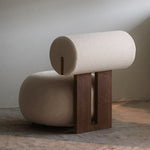 AAH Home - Lounge Chair - Cream - Sherpa