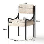 AAH Home - Dining Chair - Cream - Velvet