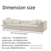AAH Home Fleece Fabric Overstuffed Multifunction Cloud shaped Sofa Chair set for Livingroom Office
