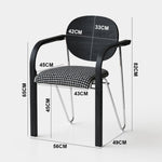 AAH Home - Dining Chair - White - Velvet