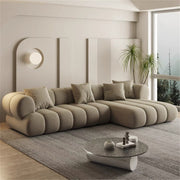 AAH Home Fleece Fabric Overstuffed Multifunction Sofa set for Livingroom Office