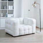 AAH Home Fleece Fabric Overstuffed Multifunction Cloud shaped Sofa Chair set for Livingroom Office AAH HOME
