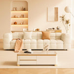 AAH Home Fleece Fabric Overstuffed Multifunction Cloud shaped Sofa Chair set for Livingroom Office AAH HOME