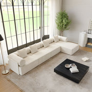 AAH Home - Sofa Set - Off-White - Solid Wood