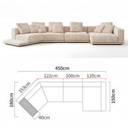 AAH Home - Sofa Set - Beige - Linen