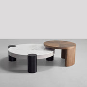 AAH Home - Coffee Table - White - Marble